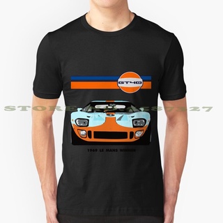 เสื้อคนอ้วน - 1969ฟอร์ดGt40Mk1อ่าวรถแข่งรถตลกเสื้อยืดสําหรับอ่าวแข่งGtGt40รถแข่งกัลฟ์แข่งทีมกัลฟ์กิ