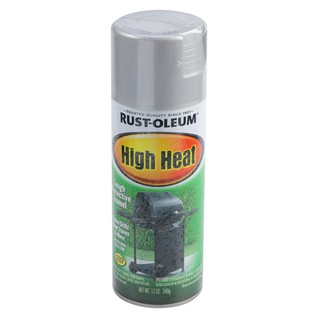 สีพ่น อุปกรณ์ก่อสร้าง สีกระป๋อง สีสเปรย์ทนความร้อนสูง RUST-OLEUM สีเงิน 12OZ