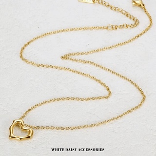 White Daisy Rosie Love Necklace (สร้อย)