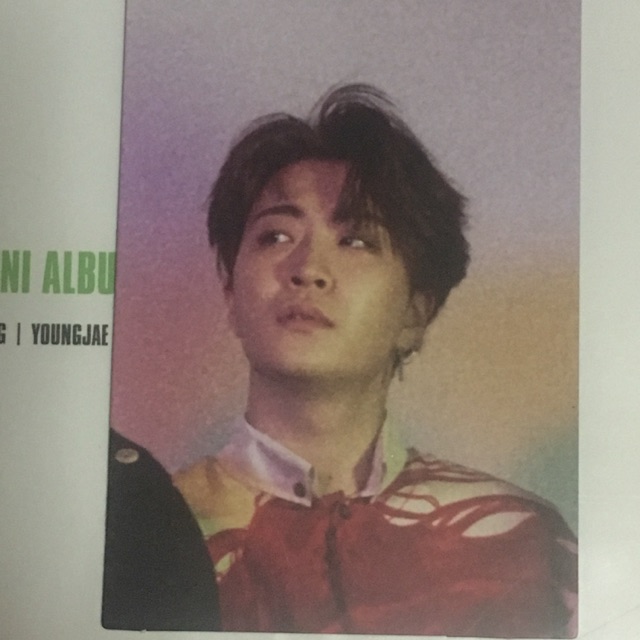 Got7 Youngjae card:Eyes On You