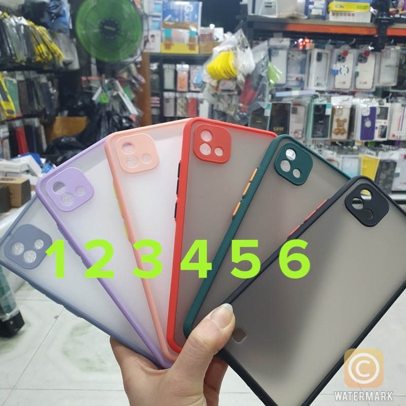 Realme C20 / C11 2021 / Narzo50i, Realme 9i, oppo A36, A76 case ด้านหลังพลาสติกหยาบนุ่ม