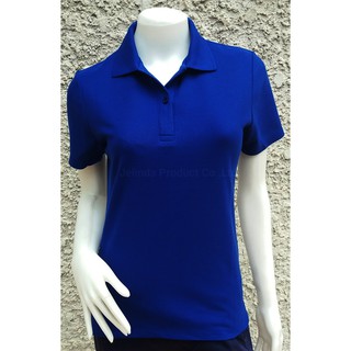 Polo  W407  เสื้อโปโล  สีน้ำเงิน Navy Blue  เก็บเงินปลายทางได้