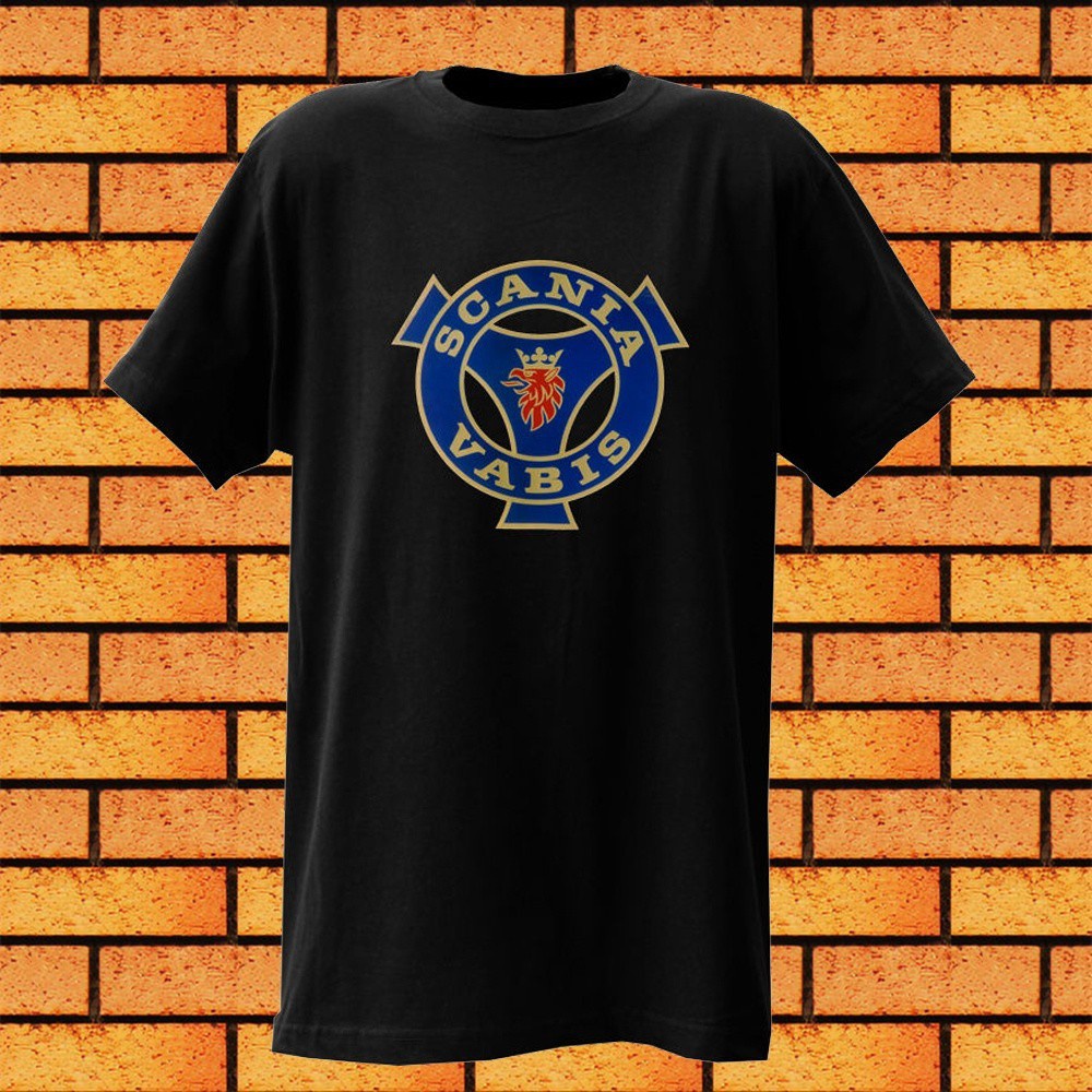 เสื้อยืดผ้าฝ้ายพิมพ์ลายแฟชั่น Ljx Scania Trucker Hgv Gold Edition Lorry Driver Extreme wear Vabis Se