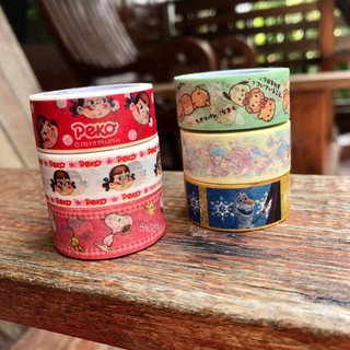 เทปตกแต่ง เนื้อวาชิ 5 เมตร เทปลายการ์ตูน เทปเกาหลี Masking tape