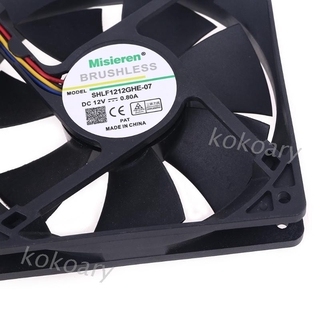 6500 RPM Fan for AntMiner D3 L3+ S9 T9 S15 T15 S17 T17 Misieren SHLF1212GHE-07