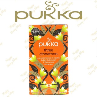 ชา PUKKA Organic Herbal Tea 🍃⭐THREE CINNAMON⭐🍵 ชาสมุนไพรออแกนิค ชาอังกฤษเพื่อสุขภาพ 1 กล่องมี 20 ซอง