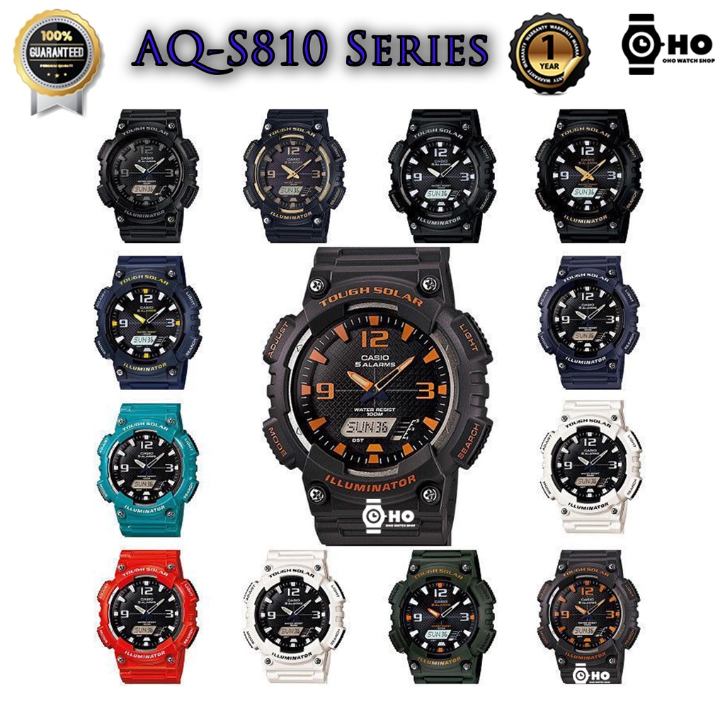 CASIO AQ-S810W AQ-S810WC AQ-S810W-1,AQ-S810W-2,AQ-S810W-1A2,AQ-S810W-2A2,AQ-S810W-3,AQ-S810W-8,AQ-S8