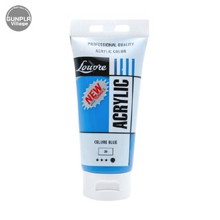 Louvre Acrylic 036 Celure Blue 80 ml 8851596080363 (สี)