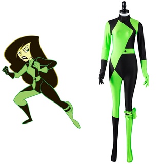 พร้อมส่ง ชุดจั๊มสูท ชุดคอสเพลย์ Kim Shego สําหรับผู้ใหญ่ เหมาะกับงานปาร์ตี้ฮาโลวีน