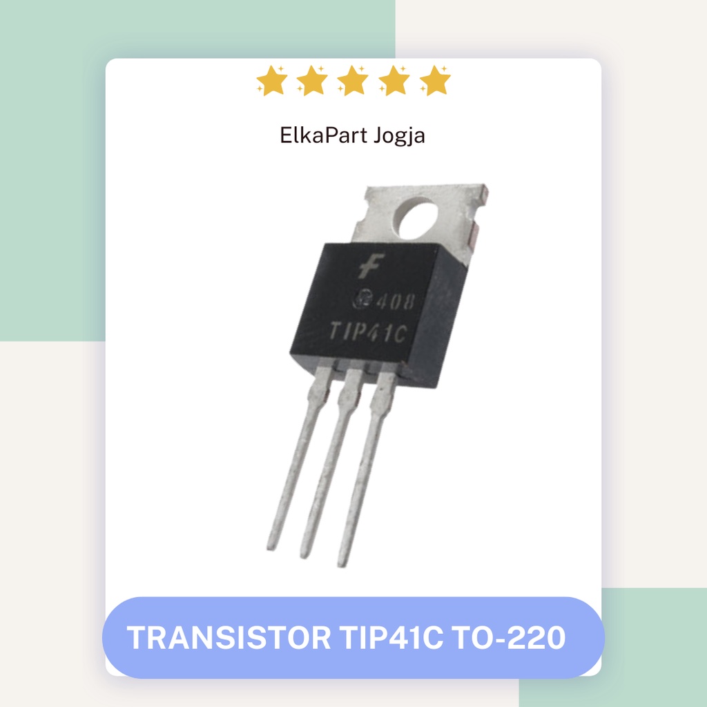 TIP41C TIP41 TIP 41 TIP 41C 6A 100V ทรานซิสเตอร์พลังงาน NPN TO-220