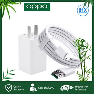 สายชาร์จ OPPO VOOC สายชาร์จ1เมตร2เมตร ชุดชาร์จ สายชาร์จเร็ว หัวชาร์จ+สายชาร์จ ของแท้ 100% รองรับ R9 R15 R11(ไม่มีแพ๊คเกจ