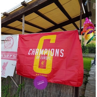 Liverpool ธง Champions of europe 6.