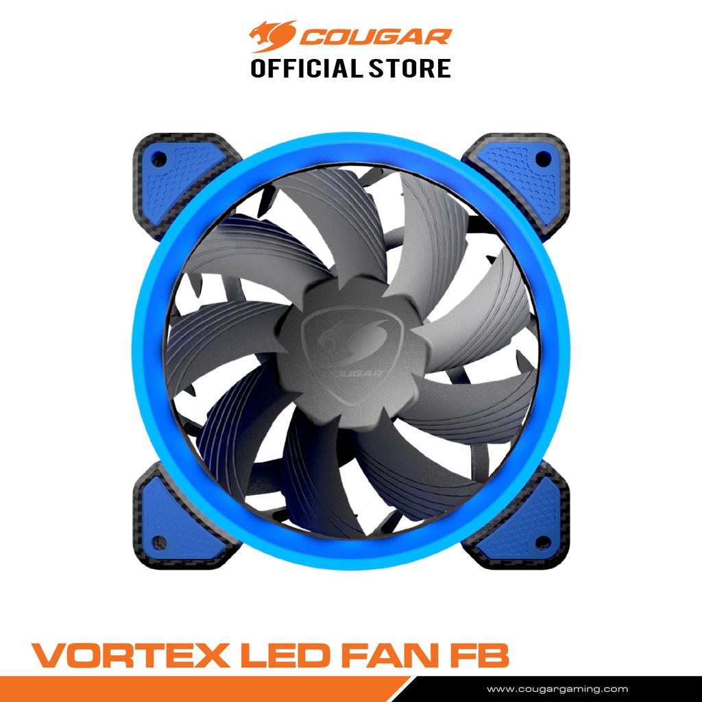 COUGAR VORTEX FB 120 : Fan Case พัดลมเคส สีฟ้า รับประกัน 1 ปี