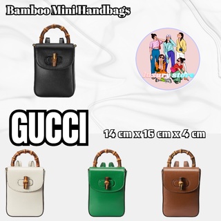 GUCCI  Bamboo Mini Handbags/กระเป๋าสตรี/Crossbody Bags/Shoulder Bags/ChainBag