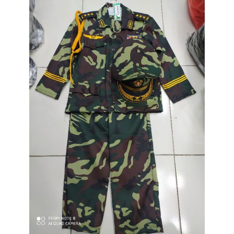เด็ก SOLDIER TNI ARMY / LORENG ARMY / CHILDREN& 39;S PROFESSIONAL UNIFORM / CITA CLOTHES