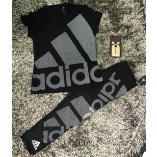 [มีโค้ดส่วนลด] ชุดออกกำลังกายผู้หญิง ชุดออกกำลังกาย Set Adidas ชุดออกกำลังกายADIDAS  ส่งฟรี