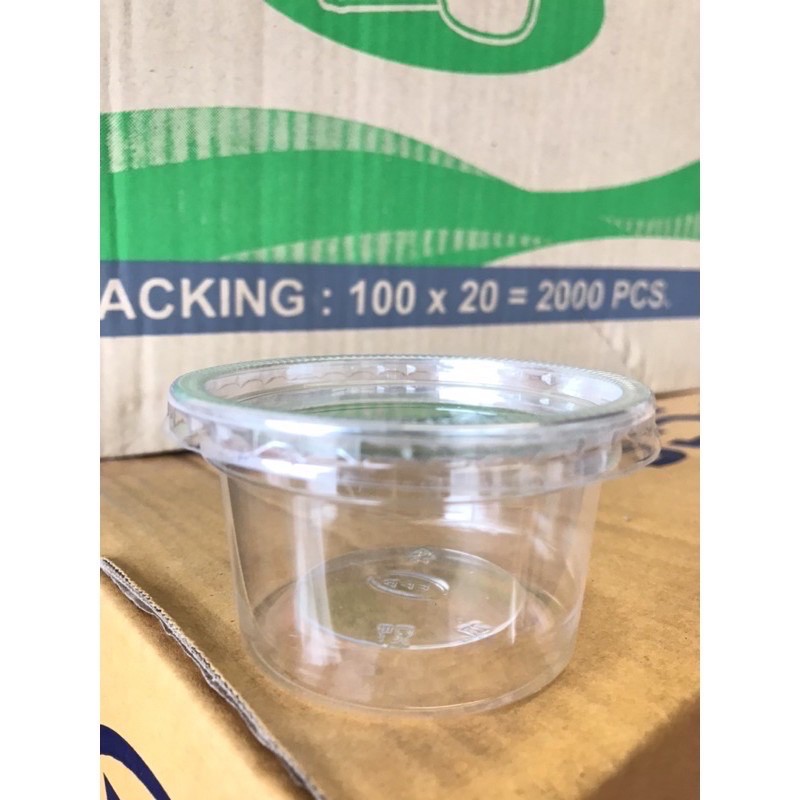 ถ้วยน้ำจิ้ม3oz. ปาก75มม. EPPเคเรซิ่น เเพ็ค50ใบ ถ้วยใส่ขนม เบเกอรี่