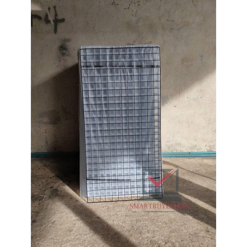 ตะแกรงแขวนขายของ ตะแกรงโชว์สินค้า ตะแกรงตลาดนัด ตะแกรงขายสินค้า 50x100 sb99