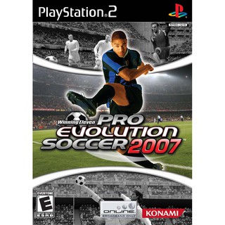 Winning Eleven: Pro Evolution Soccer 2007 (USA) PS2 แผ่นเกมส์ps2 วินนิ่ง9 แผ่นเกมเพล2 เกมps2เกมบอลวินนิ่ง