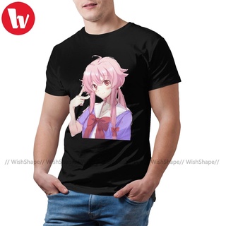 เสื้อยืดแขนสั้น ผ้าฝ้าย พิมพ์ลายกราฟฟิค Mirai Nikki Awesome 100% พลัสไซซ์ แฟชั่นฤดูร้อน สําหรับผู้ชาย