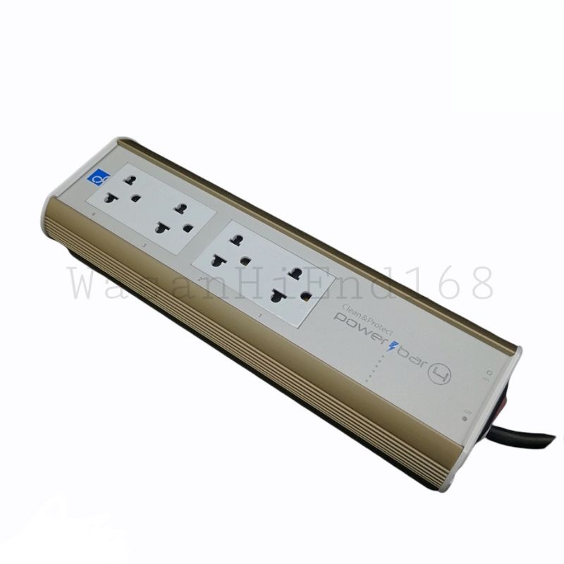 Clef powerbar-6 ปลั๊กกรองไฟ กันไฟกระชาก