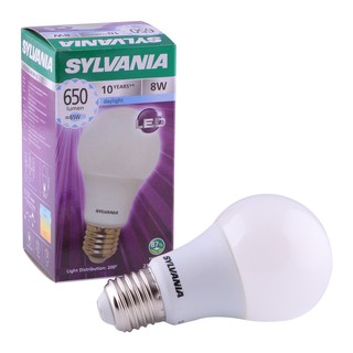 หลอด LED SYLVANIA ECO TOLEDO A60 V2 8วัตต์ สีขาว หลอดไฟภายในบ้านเอนกประสงค์