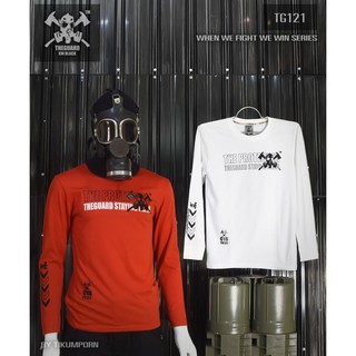 เสื้อยืดแขนยาว Theguard TG121 สี (ขาว,กรม,แดง,ส้มอิฐ,น้ำตาล,น้ำเงิน,เหลืองสด)