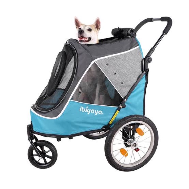 Ibiyaya รถเข็นสุนัข Happy Pet Trailer/Jogger 2.0
