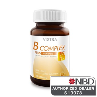 ถูกสุดๆ VISTRA B COMPLEX PLUS MINERAL 30 CAP