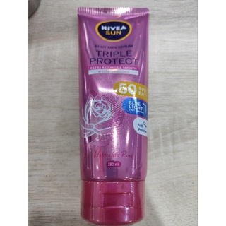 Nivea SUN SPF50 Bluelight 180ml Hokkaido rose &amp; Lotus mint 50%