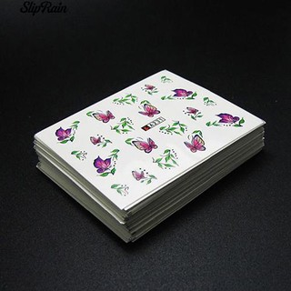 🌹♥ 50Sheets Nail Art ดอกไม้โอนเงินตกแต่งรูปลอก DIY Manicure