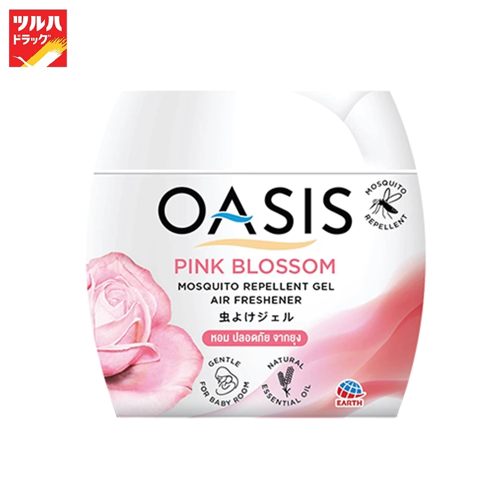 โอเอซิส เจลไล่ยุง พิ้งค์ บลอสซั่ม 180 กรัม/Oasis Mosquito Repellent Gel Pink Blossom 180 g.