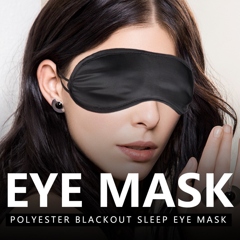 5 ชิ้น Eye Mask Shade Nap Cover Blindfold หน้ากากสําหรับ Sleeping Travel Soft โพลีเอสเตอร์หน้ากาก