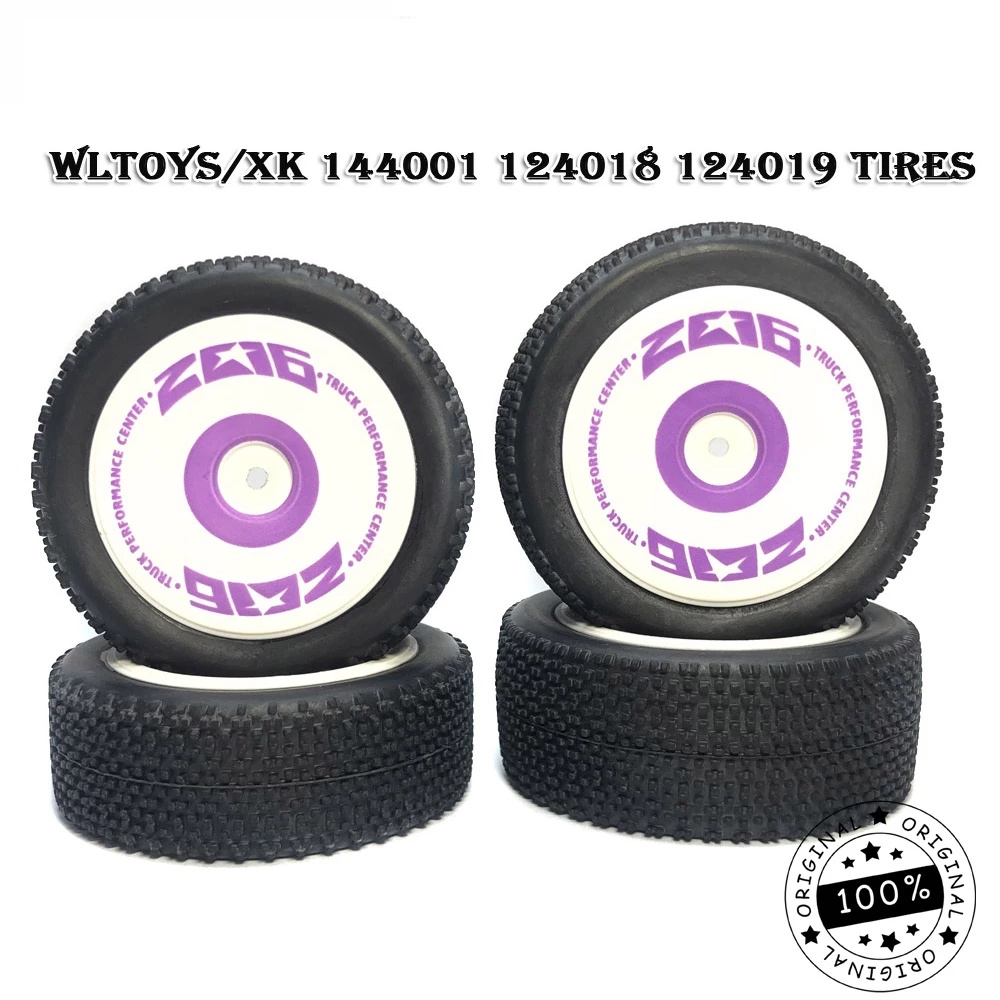 Wltoys XK 124019 อุปกรณ์เสริมล้อยางล้อหน้า และหลัง สําหรับรถยนต์ 124019 124018 144001 อะไหล่รถบังคับ