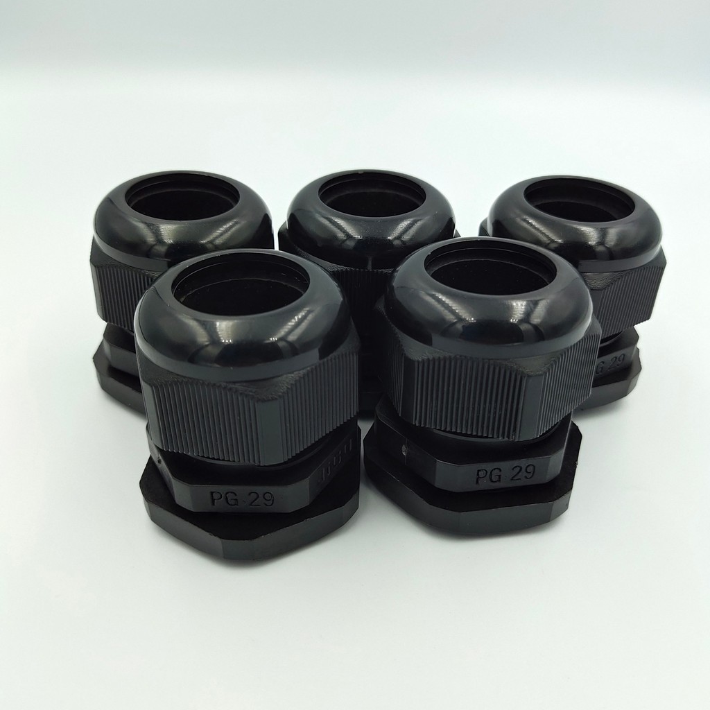 PG-42 NYLON CABLE GLAND ไนล่อน เคเบิ้ลแกลน Cable range :30-38 ดำ/ขาว IP68 แพ็คละ 2ตัว