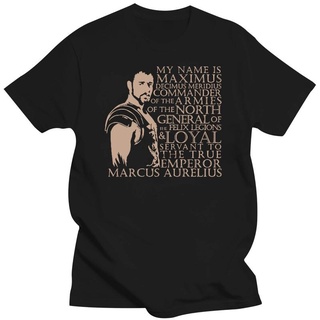 เสื้อยืดลําลอง แขนสั้น พิมพ์ลายกราฟฟิก Maximus Decimus Meridius Gladiator 2000S สําหรับผู้ชาย ผู้หญิง ทุกเพศS-5XL