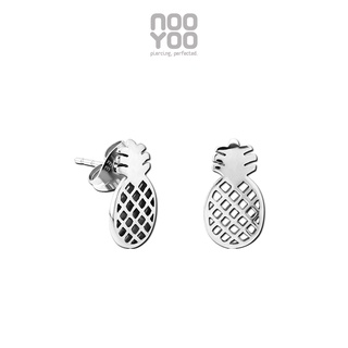 NooYoo ต่างหูสำหรับผิวแพ้ง่าย PINEAPPLE Surgical Steel