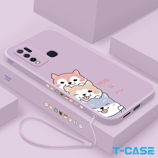 เคส Vivo Y30 Y31 Y21 Y21T Y21S Y33S Y51 Y51S Y33T Y50 Y30 5G T1X Silicone Soft Case Lovely dog Case TGG