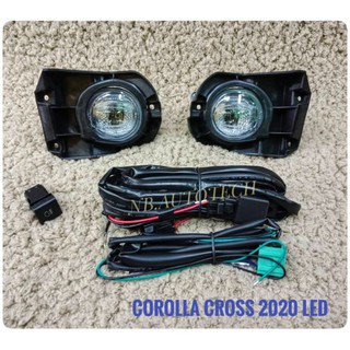 ไฟตัดหมอก สปอร์ตไลท์ corolla cross 2020 foglamp sportlight toyota corolla cross โคโรล่า ครอส 2020 ทรงห้าง