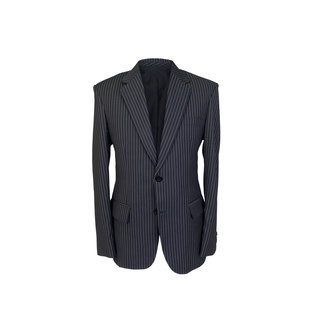 KINGMAN DOUBLE BREASTED STRIPE SUIT สูทลายทาง สูทผู้ชาย เสื้อสูทผู้ชาย ตัดสูท ชุดสูท สูท ชุดสูทผู้ชาย