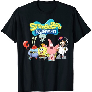 เสื้อยืด พิมพ์ลาย Spongebob Squarepants Friends สําหรับผู้ใหญ่S-5XL