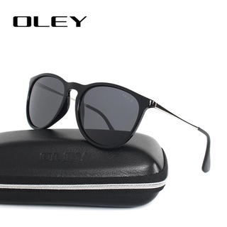 OLEY รุ่น Y4171 สี C02 แว่นตากันแดด แว่นตา แฟชั่น เลนส์ โพลาไรซ์ 100% ป้องกันแสงรังสี UV400 ทนต่อการขีดข่วน