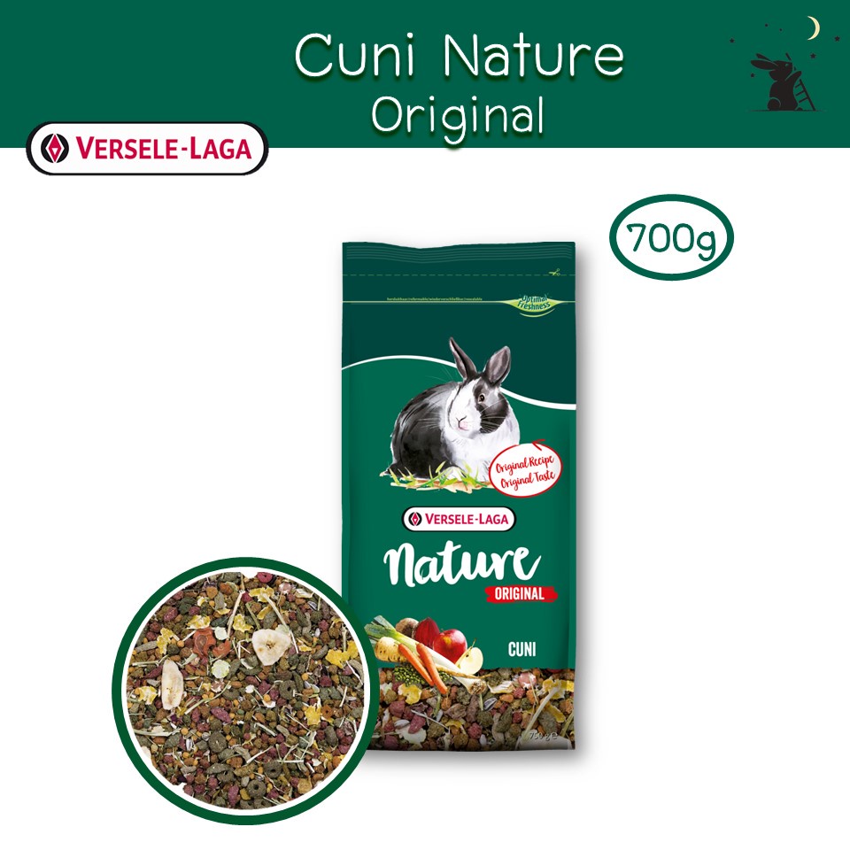 Cuni Nature Original อาหารกระต่าย ขนาด 750g แบรนด์ Versele-Laga