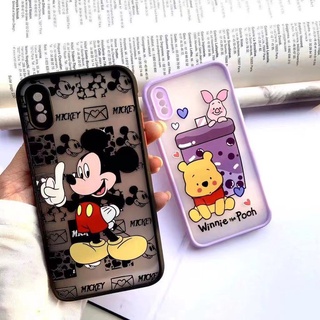 เคสหลังกันกล้อง เคสลายการ์ตูนมิกกี้เมาส์ หมีพูห์ SAMSUNG A10S/A10/A20/A30/A20S/A21S/A02/A02S/A01