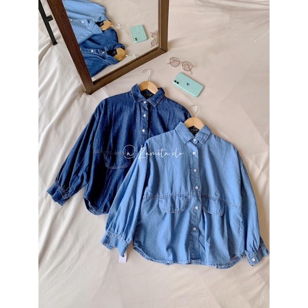 Kemeja Ziva JEANS SHIRT