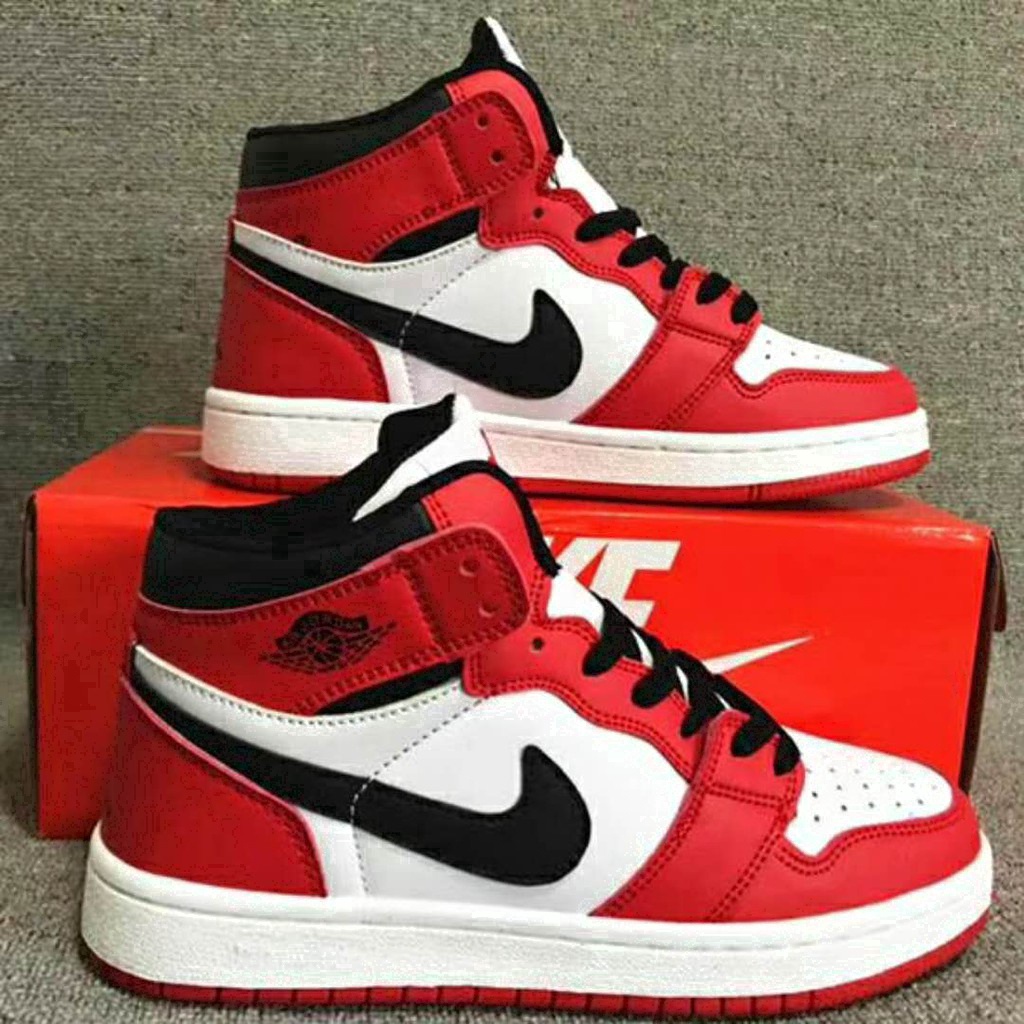 【KY68】ใหม่ Ni&ke Air Jordan 1 kasut Inspired รองเท้าผ้าใบลําลอง ข้อสูง