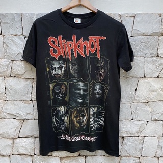 [S-5XL] เสื้อวง Slipknot ลายหน้า หลัง ลิขสิทธิ์แท้ นำเข้าจาก USA