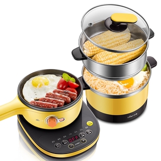 หม้อต้มไฟฟ้า Bear multi-function electric cooker with steamer electric cooker electric steamer DRG-C18Q7