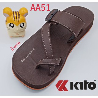 รองเท้า​ KITO​ ของแท้​💯%สไตล์ลุยๆเท่ห์ๆ​ รุ่น​ AA51​ (สีโกโก้)​แบบคีบหัวแม่โป้ง😘😘