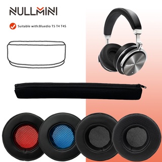 Nullmini แผ่นหูฟัง แบบหนา แบบเปลี่ยน สําหรับ Bluedio T5 T4 T4S